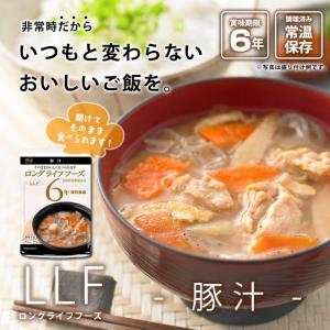 おいしい非常食 LLF食品 豚汁 180g 6...の詳細画像1