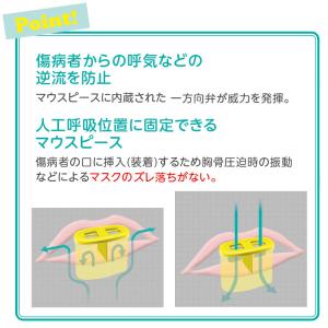キューマスク Qマスク 人工呼吸 人工呼吸用携...の詳細画像2