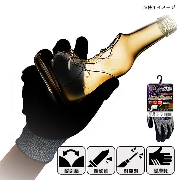 ソフキャッチプラス ウルトラガード13G A-481 天然ゴムコーティング 手袋 耐切創 運搬 土木...
