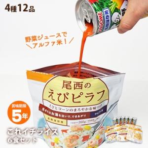 非常食 保存食 セット これイチライスセット 野菜ジュース アルファ米 防災グッズ 賞味期限2031年2月迄