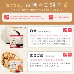 爆買 非常食 防災食 保存食 セット 安心米 ...の詳細画像4