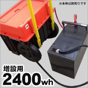 増設バッテリー2400wh[スマートEポータブルSEP-1000専用] 防災グッズ 必要なもの｜bousai