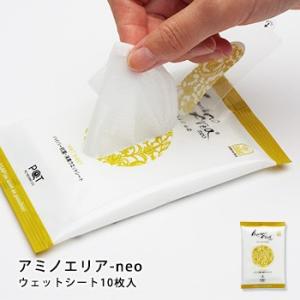 アミノエリア-neo ハイパワー抗菌 消臭ウェットシート 10枚入り ノンアルコール 10年保存 AMA-N-W10 COVID-19