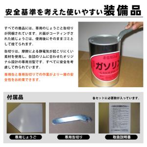 ガソリンの缶詰 レギュラー 1リットル×10缶...の詳細画像3