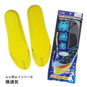 極通気 M098−8200 ムレ防止インソール 中敷き 男性用24.0〜28.0cm 衝撃吸収  蒸...