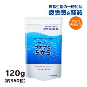 サカナのちからS for シニア 120g（魚肉ペプチド、カルシウム） : 防災