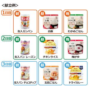 非常食 企業、団体向け1人分3日間備蓄セット(...の詳細画像3