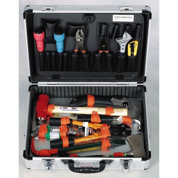 レスキュー工具セット（アルミトランク式）(救助 災害 防災用品 救出用品)