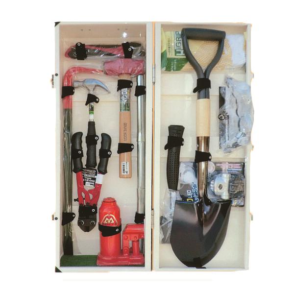 救助工具格納箱 レスキューミニ(救助 災害 防災用品 避難用品）