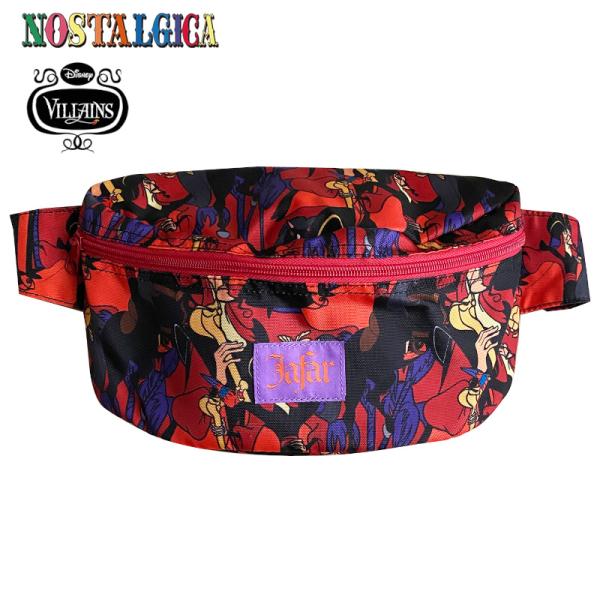 Disney ディズニー ノスタルジカ アラジン ジャファー ボディバッグ ヴィランズ レッド オレ...
