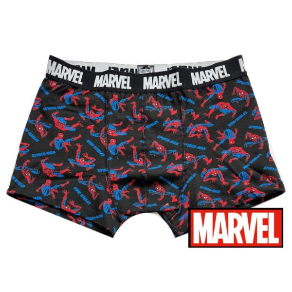 【パンツ３枚購入メール便送料無料】マーベル MARVEL スパイダーマン アクション ボクサーパンツ...