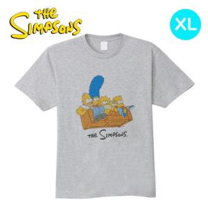 The Simpsons（ザ・シンプソンズ）キャラクターグッズ ソファーTシャツ XLサイズ｜綿混 ユニセックス ゆったりシルエット SSD1167