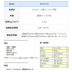 セメダイン JISシリコーンシーラント 807...の詳細画像1