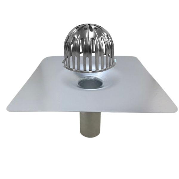 ECOドレン 純アルミ製 タテ型 ストレーナーセット 80用 品番35080 ライレイ 防水資材