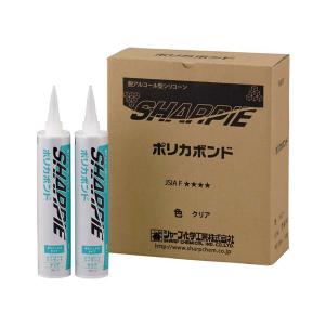 シャープ化学工業 ポリカボンド 300ml カードリッジ 10本箱 建築用シーリング材 １成分形 シリコーン系 脱アルコールタイプ 湿気硬化型｜bousui-must