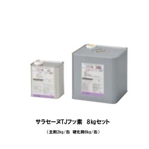 サラセーヌTJフッ素 8kgセット 2液 AGCポリマー建材 環境対応 保護仕上剤 フッ素樹脂系｜bousui-must