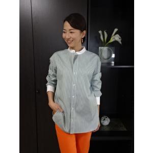 ayane 【ayane】アヤン/デザインスリーブ合繊シャツ/814337/カジュアル  