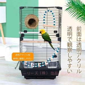 鳥籠 鳥かご インコ 大型 複数飼い 豪華ケー...の詳細画像2