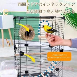 鳥籠 鳥かご インコ 大型 複数飼い 豪華ケー...の詳細画像4