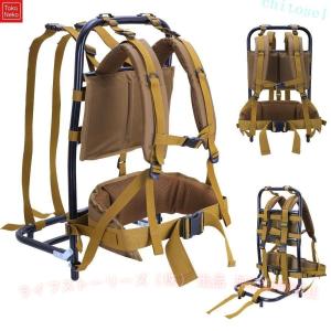 超荷重75kg 背負子 キャリー 軽量 背負う補助具 背負い子 背負投 釣りや登山に適するゾンチー背負い持ち しょいこ 折りたたみ可能 使いやすい 用途広い