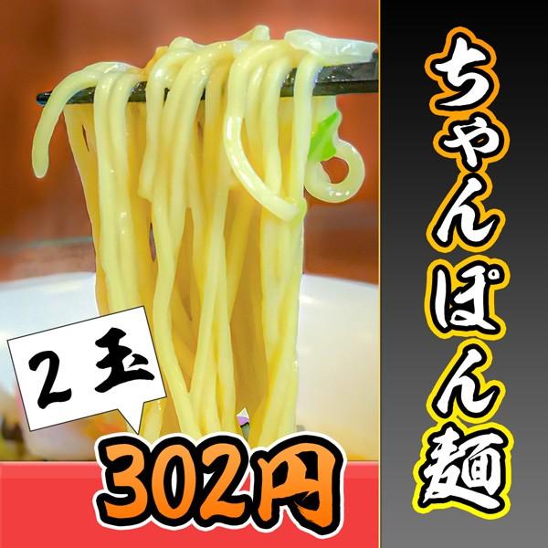 【セット商品同梱限定品】最後はコレで決まり！ちゃんぽん麺（２玉）※単品注文不可【こだわり/鍋/BBQ...