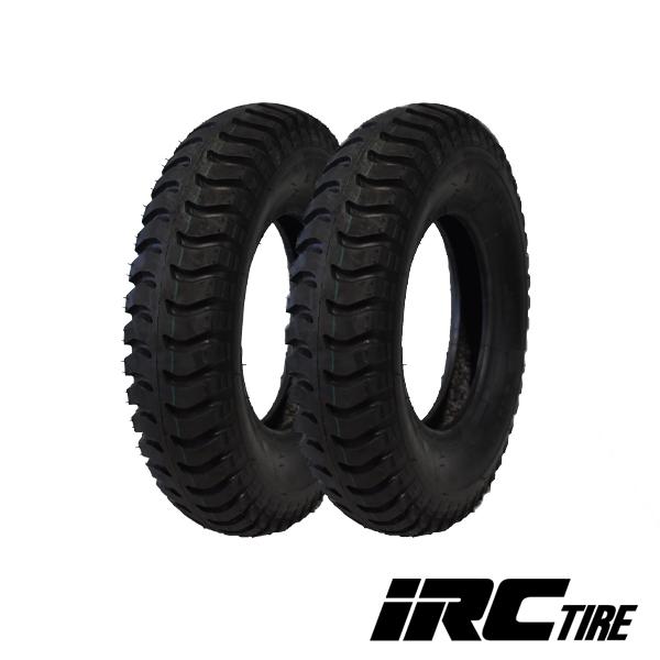井上ゴム工業 IRC IR 4.00-8 4PR (400-8) タイヤ２本セット 荷車用タイヤ U...