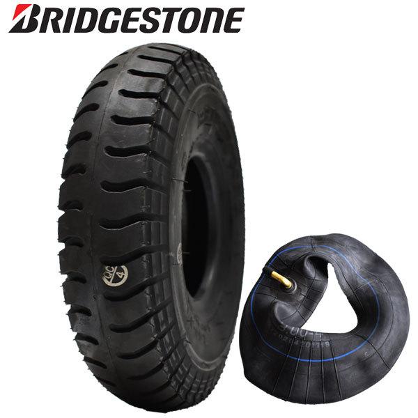 UL 3.00-4 4PR タイヤ1本+チューブ曲がり1枚セット ブリヂストン U-Lug