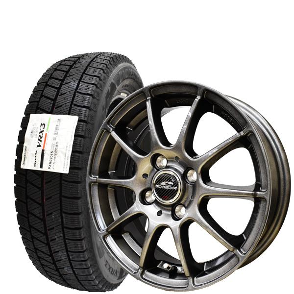 2023年製 国内正規品 ブリヂストン VRX3 155/65R14 75Q +シュナイダースタッグ...