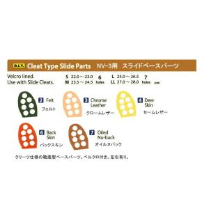 （ABS）ABS PRO-am シューズ DIY パーツ　NV-3用　スライドベースパーツ（クリーツ仕様）