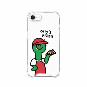 168cm ハイブリッドクリアケース for iPhone SE 3/SE 2/8/7 OllyS pizzaの商品画像