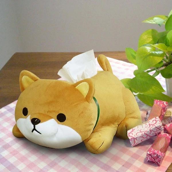 【豆しばわんこ物語】豆しばティッシュケース　柴犬雑貨【在庫限り】