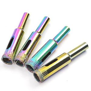 Utoolmart ガラスドリル ホールソー ドリルセット ドリルビットセット ガラス タイル用 ドリルビット ホールソーセット コアビット ガラス