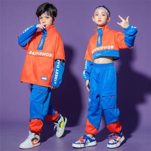ヒップホップ キッズ ダンス 衣装 セットアップ ウィンドブレーカー ジャケット へそ出し ロングパンツ 女の子 男の子 ダンス トップス K Pop ダンス衣装 子供服 Sw0601d00 Boxi 通販 Yahoo ショッピング