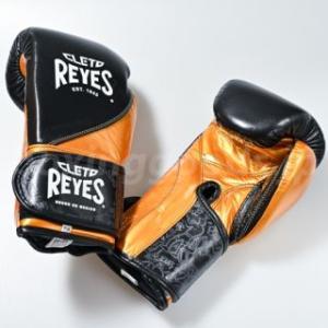 レイジェス トレーニング用グローブ１０オンス　マジックテープ式　ブラック×ゴールド｜boxinggoods