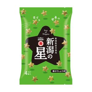 新潟の星 青のりしょうゆ 80g×12袋 新潟県産米使用 越後製菓 送料無料｜boxmart