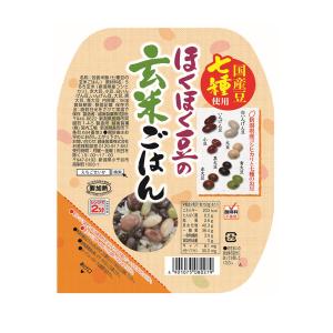 ほくほく豆の玄米ごはん 150g×12個 越後製菓 パックご飯 送料無料 新潟県産コシヒカリ使用｜boxmart