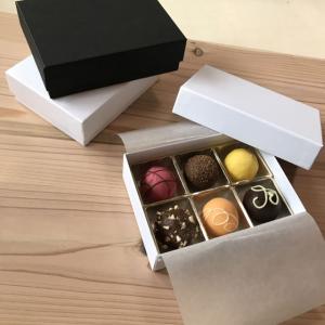 トリュフ6粒用ボックス (リボン無し)