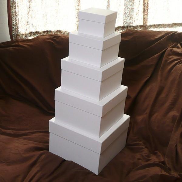 マトリョーシカBOXセット　ホワイト　リボン無し