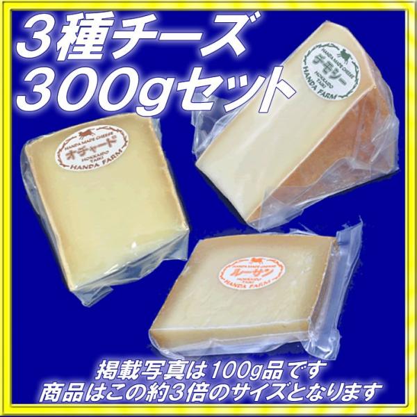 半田ファーム【３種チーズ】各３００ｇセット【税・送料込】北海道/大樹町【本格的ナチュラルチーズ】