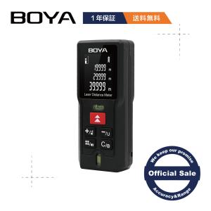 BOYA レーザー距離計 100M 距離測定器 ピタゴラス 面積体積 日本語取扱説明書 1年間保証 正規品 MD100