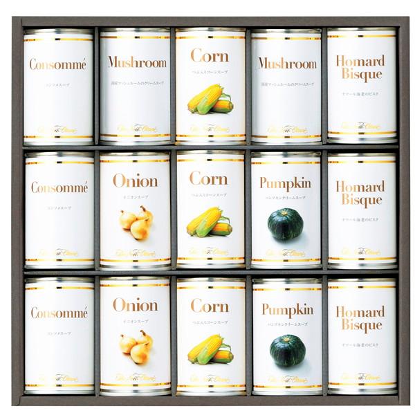 ホテルニューオータニ スープ缶詰セット　AOR-100　(みの)  ギフト包装・のし紙無料