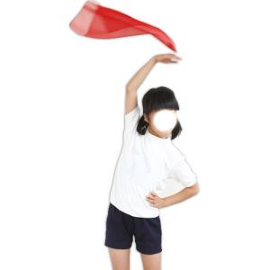 アーテック ループ付カラースカーフ 赤の詳細画像3
