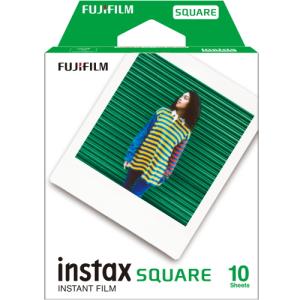 富士フィルム　チェキスクエア用フィルム インスタントカラーフィルム instax SQUARE 1パック　10枚｜bp-s