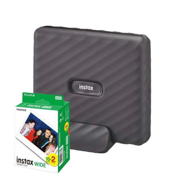(フィルム20枚付)富士フィルム　チェキリンクワイド　モカグレイ　instax Link WIDE ...