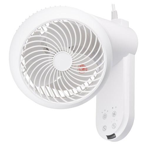 OHM オーム電機　サーキュレーター 壁掛・卓上両用 適用畳数12畳 切タイマー7段階 リモコン付 ...