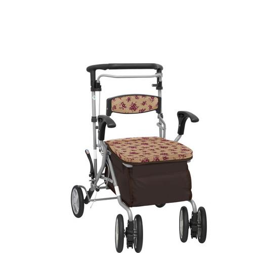 島製作所 デュオST　フローラルBE　4945528472488　シルバーカー