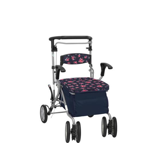 島製作所 デュオST　フローラルNB　4945528472471　シルバーカー