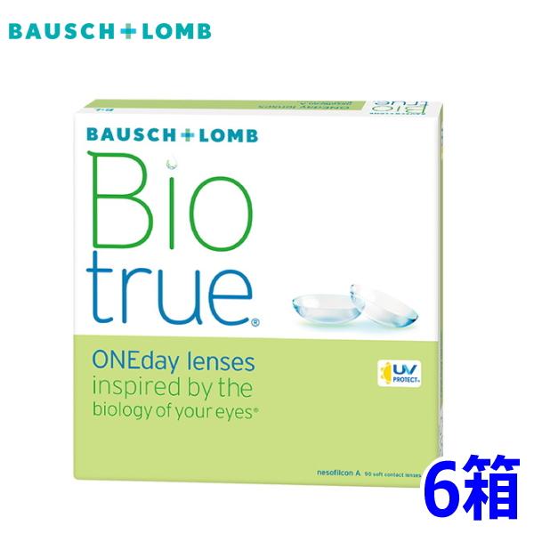 バイオトゥルー ワンデー 90枚 6箱 Biotrue 1day 1日交換 1日使い捨て 高含水 コ...
