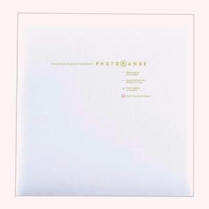 ナカバヤシ フォトアルバム フエルアルバム 白フリー台紙 Lサイズ 20枚