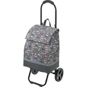 シャルミス ネコ柄ショッピングカート グレー 15-5038-20(A3)ギフト包装・のし紙無料